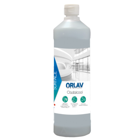 CLADALCOOL - Nettoyant multi - surfaces à l'alcool - Bidon 1L
