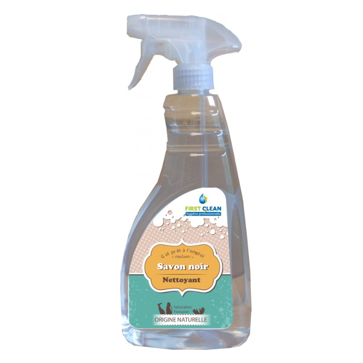 Savon Noir Spray PAE - Nettoyant multi - surfaces gélifié - Spray 750ml