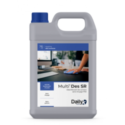 Multi' Des SR - Désinfectant de surfaces sans rinçage PAE - Bidon 5L