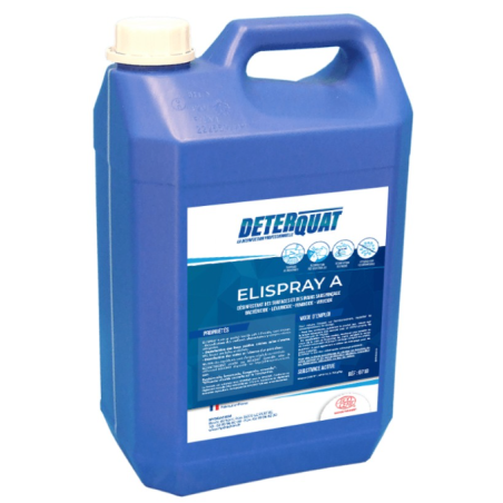 Elispray A - Désinfectant de surfaces sans rinçage PAE - Bidon 5L