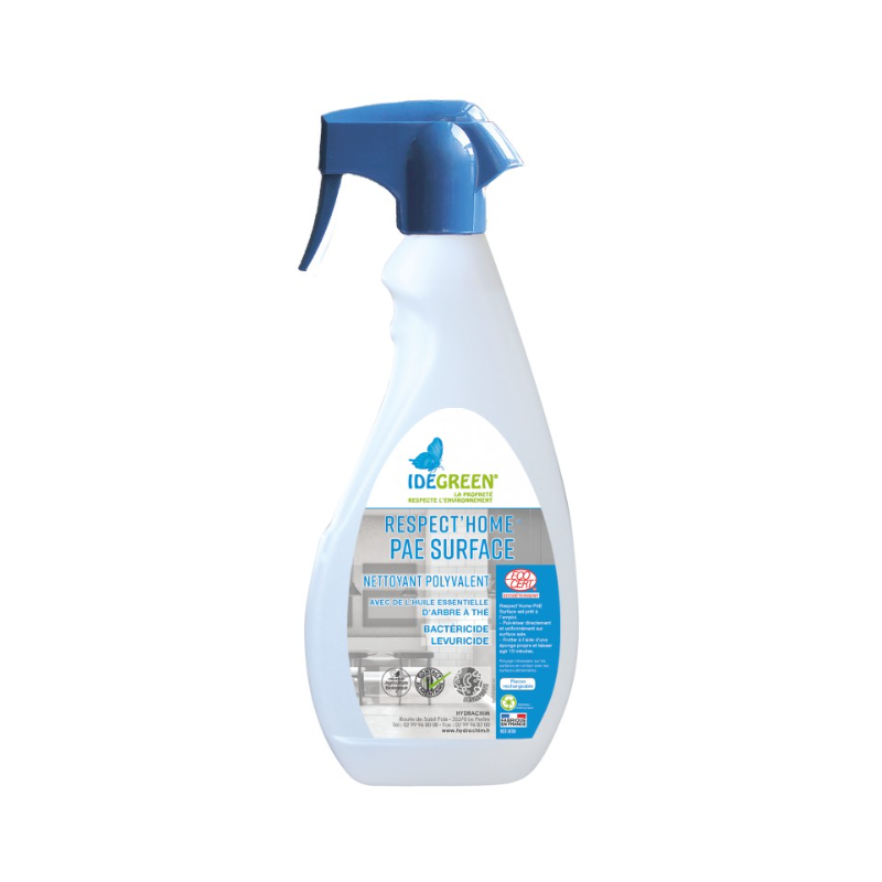 Respect'Home Concentré Al+ - Détergent désinfectant multi - surfaces - Spray 750ml