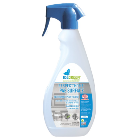 Respect'Home Concentré Al+ - Détergent désinfectant multi - surfaces - Spray 750ml