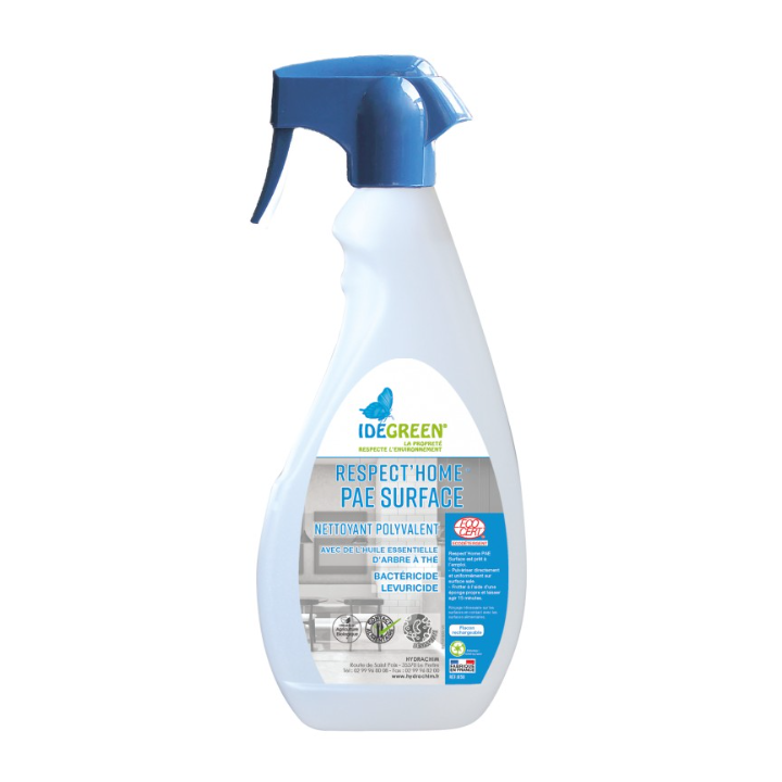 Respect'Home Concentré Al+ - Détergent désinfectant multi - surfaces - Spray 750ml