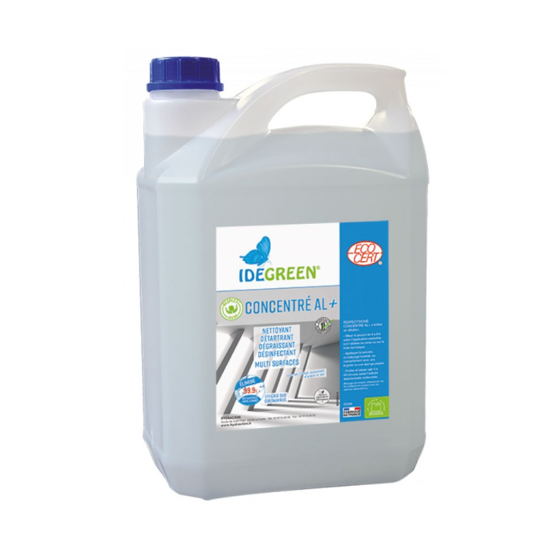 Respect'Home Concentré Al+ - Détergent désinfectant multi - surfaces - Bidon 5L