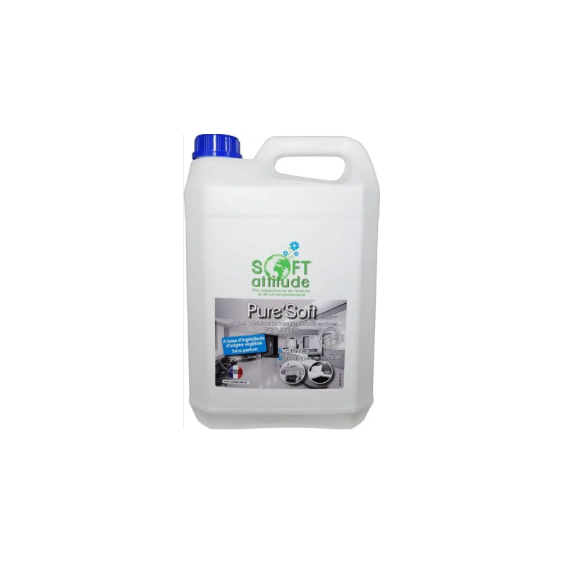 Pure' Soft - Désinfectant multi - surfaces PAE - Bidon 5L