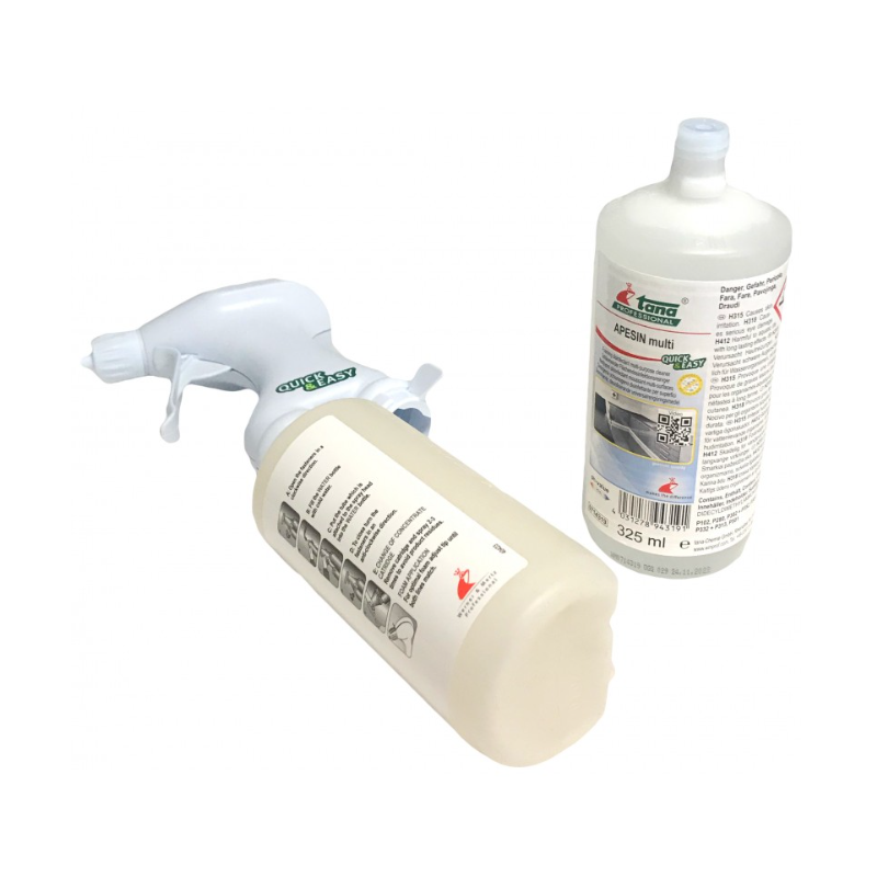 Apesin Multi Quick & Easy - Nettoyant désinfectant - Cartouche 325ml