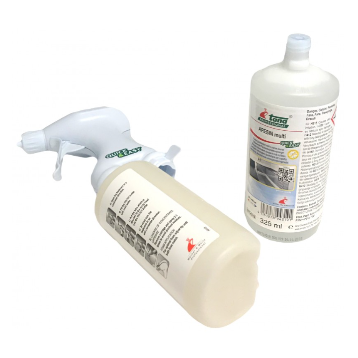 Apesin Multi Quick & Easy - Nettoyant désinfectant - Cartouche 325ml