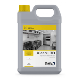 Klean+ 3D - Détergent dégraissant désinfectant  - Bidon 5L