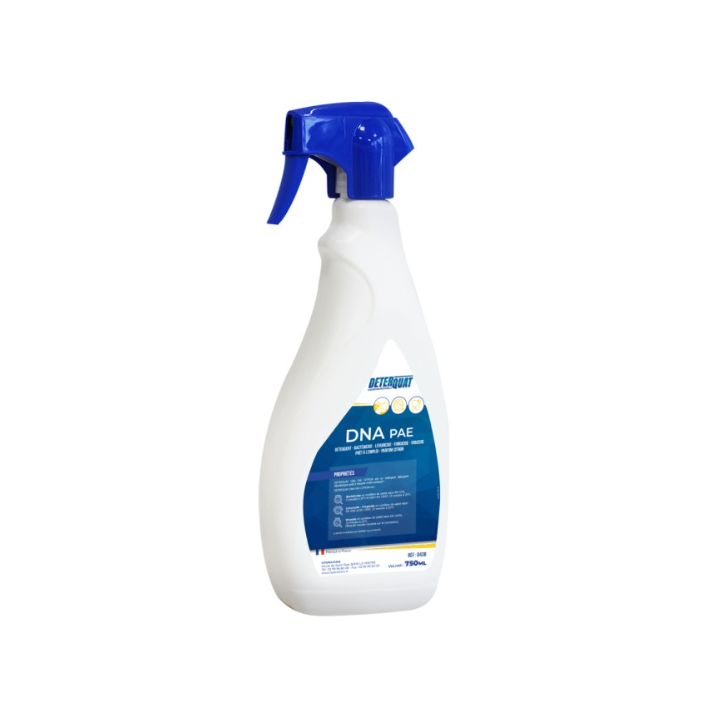 Déterquat DNA - Dégraissant désinfectant multi - surfaces PAE - Spray 750ml