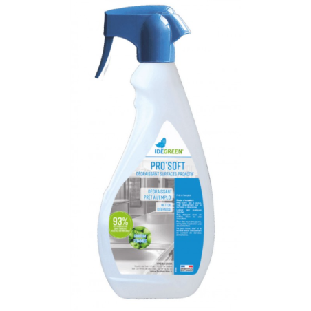 Pro' Soft - Dégraissant surfaces PAE - Spray 750ml