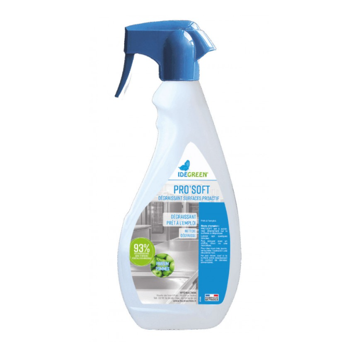 Pro' Soft - Dégraissant surfaces PAE - Spray 750ml