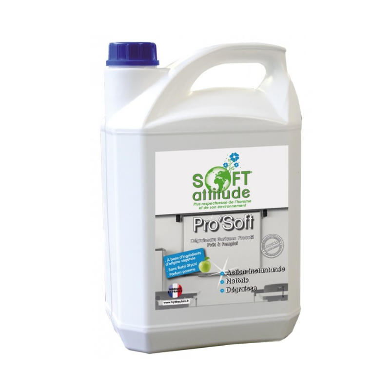 Pro' Soft - Dégraissant surfaces PAE - Bidon 5L