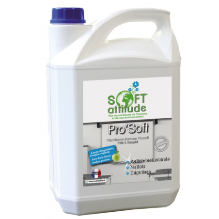 Pro' Soft - Dégraissant surfaces PAE - Bidon 5L