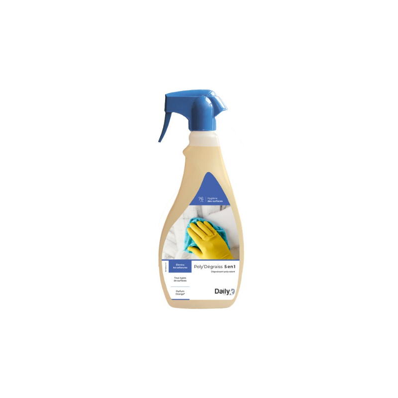 Poly' Dégraissant 5 en 1 - Dégraissant polyvalent PAE - Spray 750ml