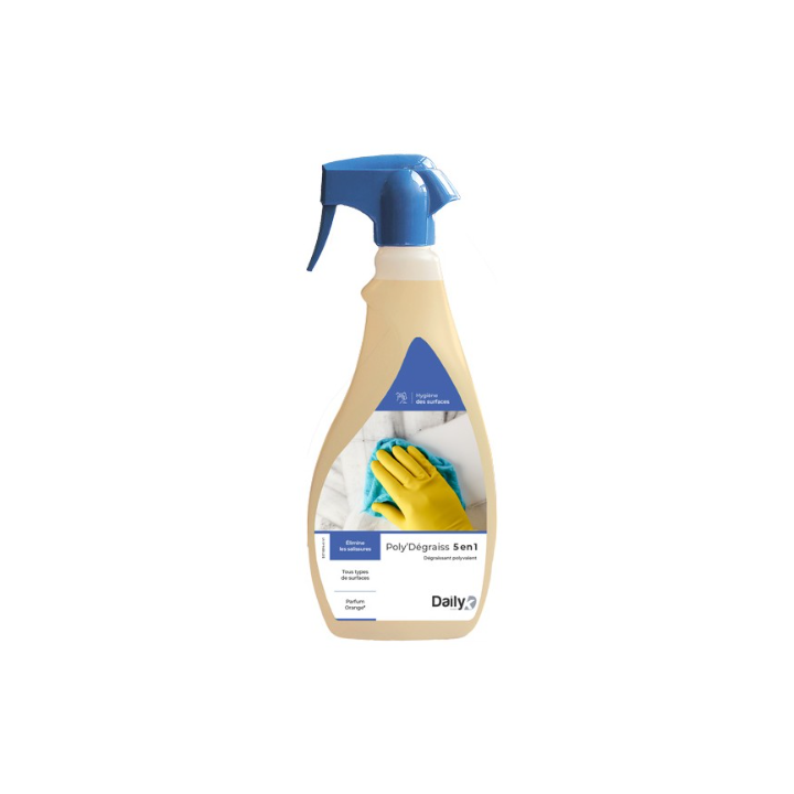 Poly' Dégraissant 5 en 1 - Dégraissant polyvalent PAE - Spray 750ml
