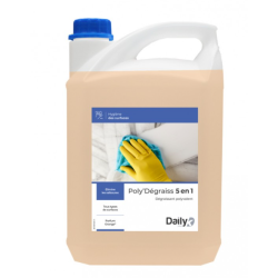 Poly' Dégraissant 5 en 1 - Dégraissant polyvalent PAE - Bidon 5L