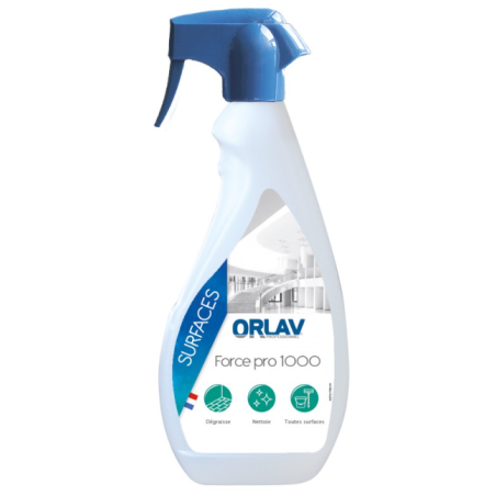 Force pro 1000 - Super dégraissant multi - surfaces PAE - Spray 750ml