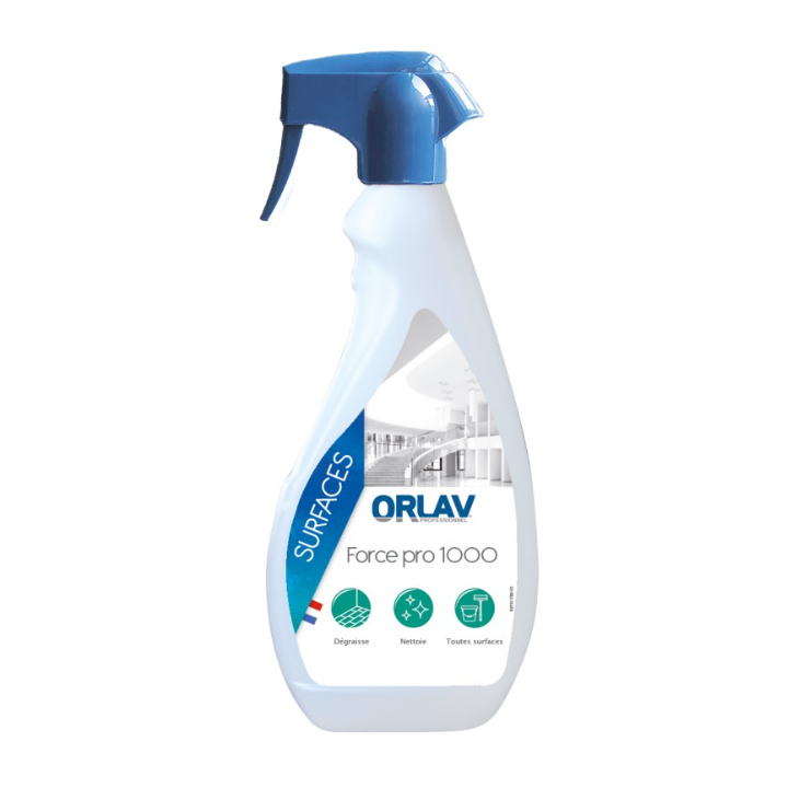 Force pro 1000 - Super dégraissant multi - surfaces PAE - Spray 750ml