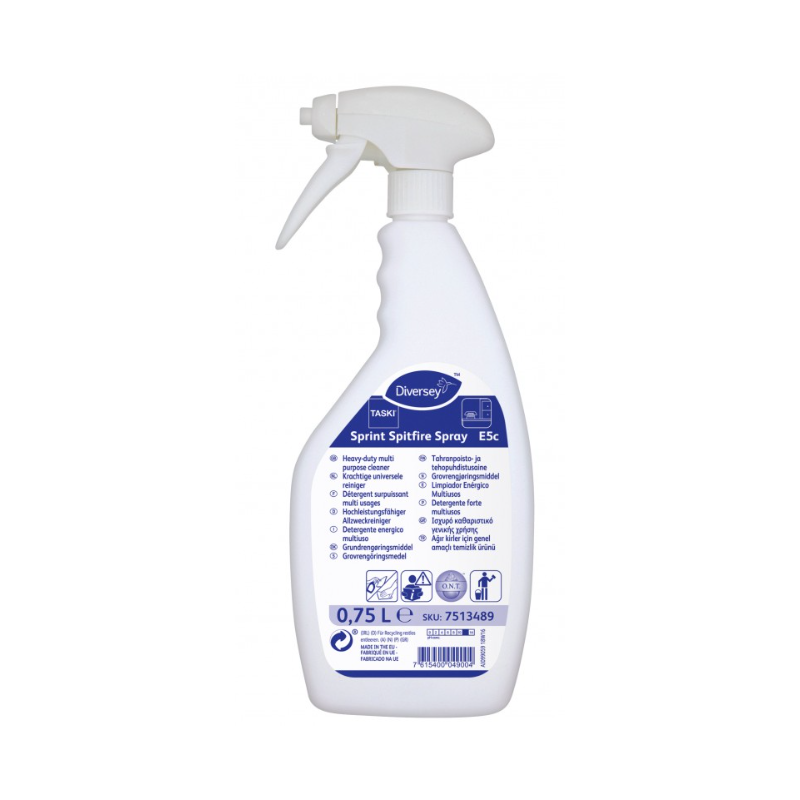 Taski sprint Spitfire - Nettoyant Alcalin surpuissant PAE - Spray 750ml
