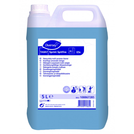 Taski sprint Spitfire - Nettoyant Alcalin surpuissant PAE - Bidon 5L