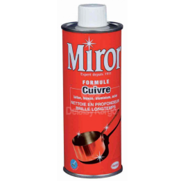Miror formule cuivre - Nettoyant rénovant métaux - Flacon 250ml
