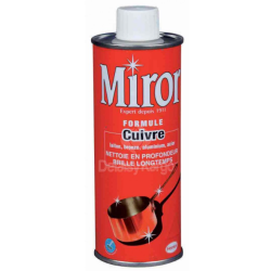Miror formule cuivre - Nettoyant rénovant métaux - Flacon 250ml