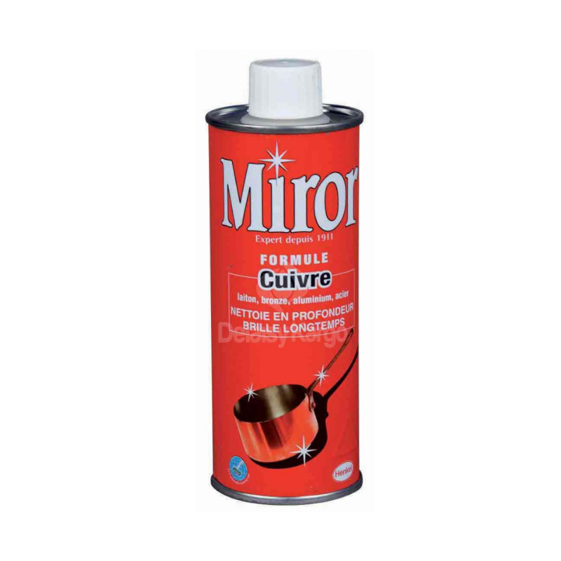 Miror formule cuivre - Nettoyant rénovant métaux - Flacon 250ml