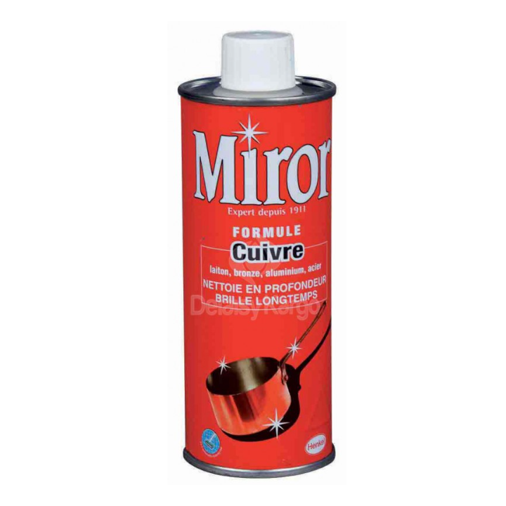 Miror formule cuivre - Nettoyant rénovant métaux - Flacon 250ml