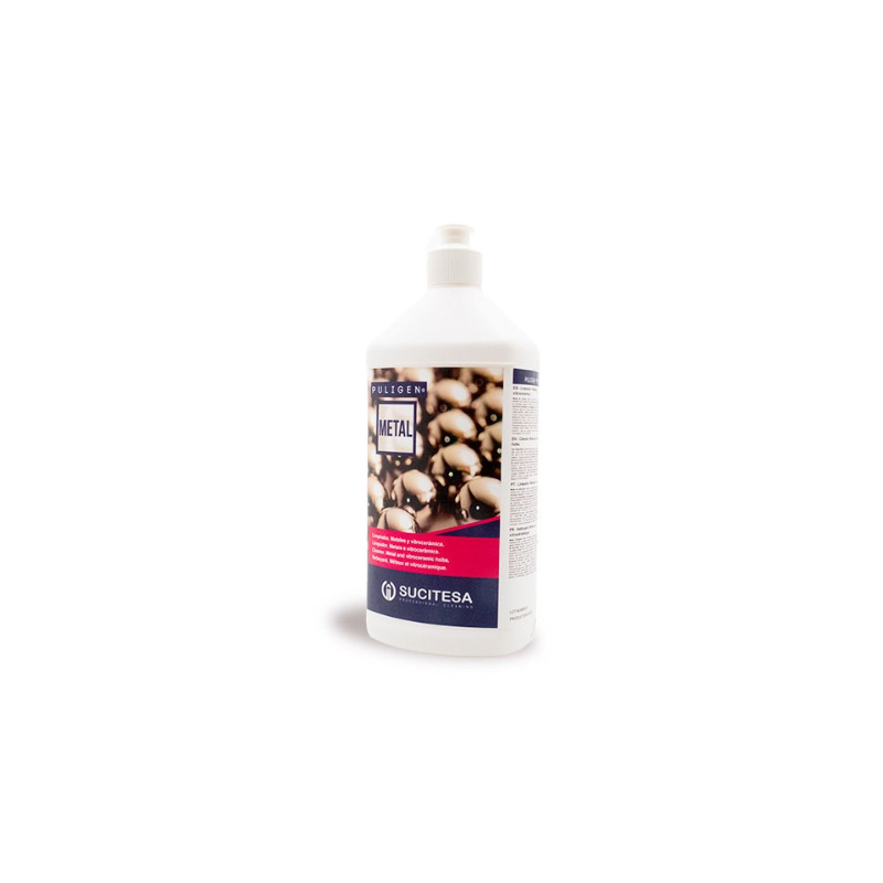 Puligen Metal - Nettoyant métaux et vitrocéramique - Flacon 700ml