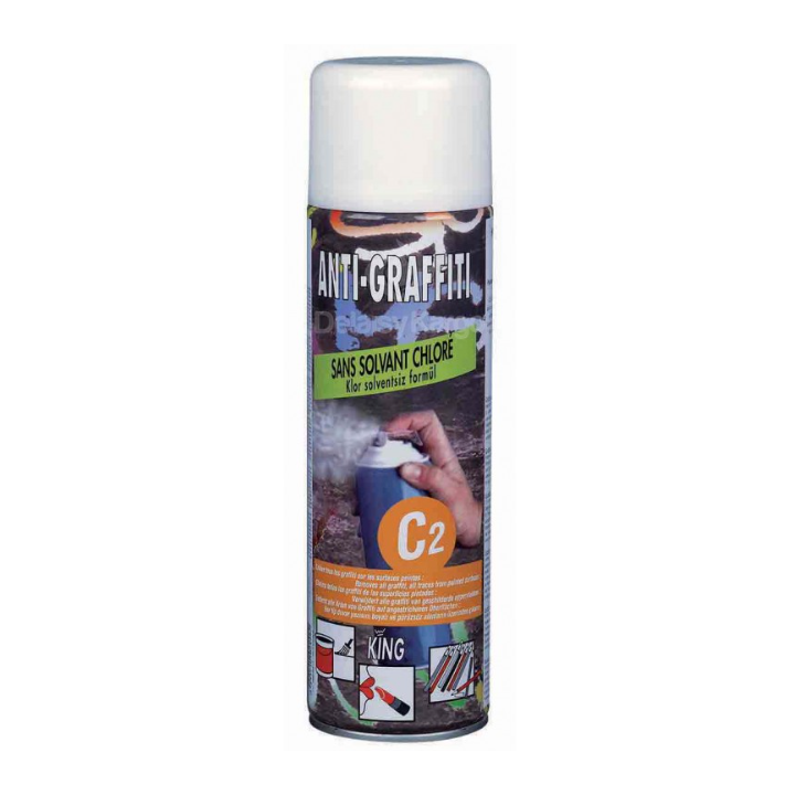 Anti - graffiti C2 - Spécial Surfaces Peintes - Aérosol 500ml