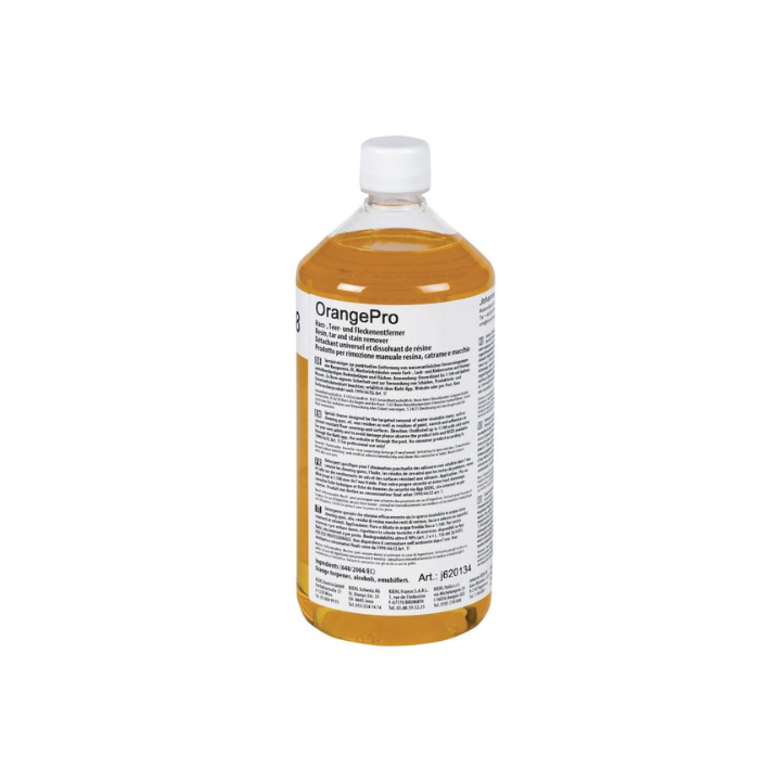 Orange pro - Détachant universel et dissolvant de résine - Bidon 1L
