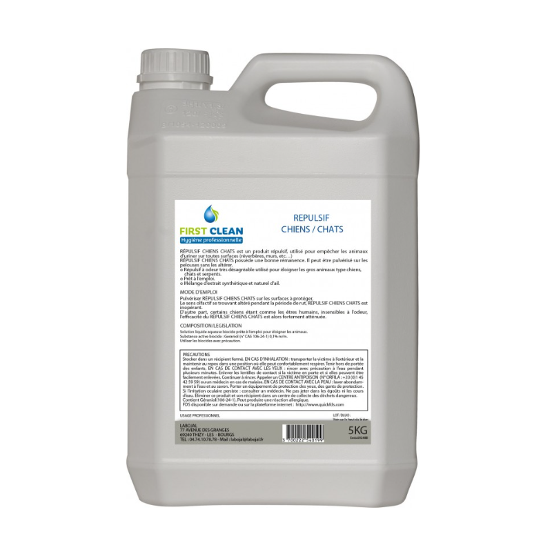 Phy 18 NF - Répulsif chiens et chats - Bidon 5L
