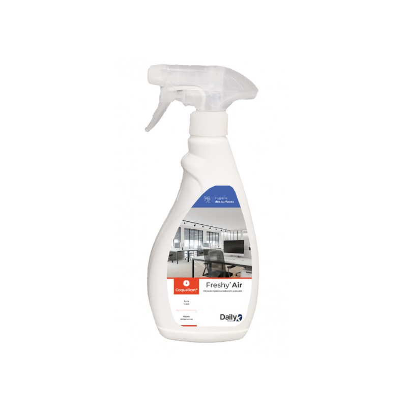 Freshy' Air - Désodorisant Surodorant Puissant - Parfum Coquelicot - Spray 500ml