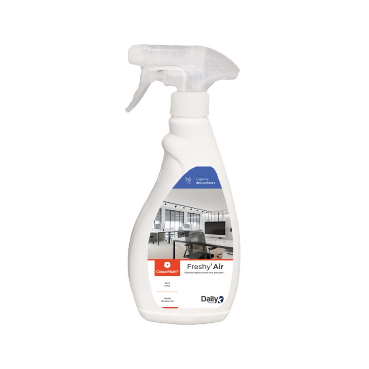 Freshy' Air - Désodorisant Surodorant Puissant - Parfum Coquelicot - Spray 500ml