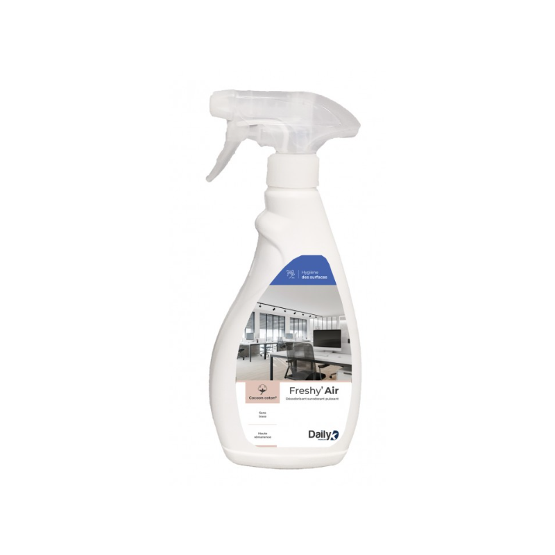 Freshy' Air - Désodorisant Surodorant Puissant - Parfum Cocoon coton - Spray 500ml