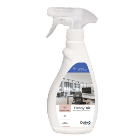 Freshy' Air - Désodorisant Surodorant Puissant - Parfum Cocoon coton - Spray 500ml