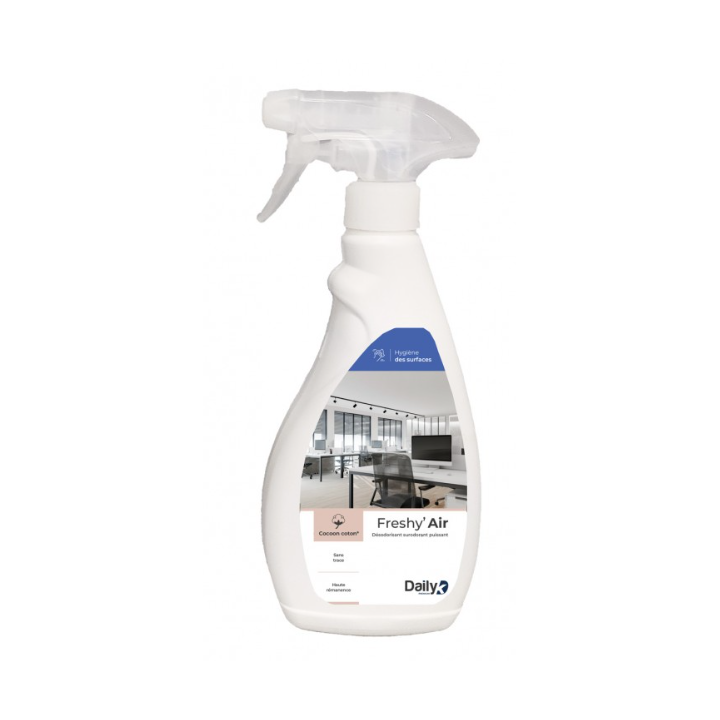 Freshy' Air - Désodorisant Surodorant Puissant - Parfum Cocoon coton - Spray 500ml