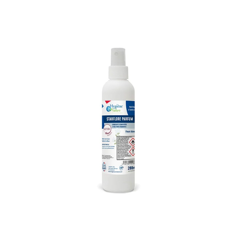 Starflore Parfum - Désodorisant à forte rémanence - Parfum Fleurs blanches - Spray 200ml