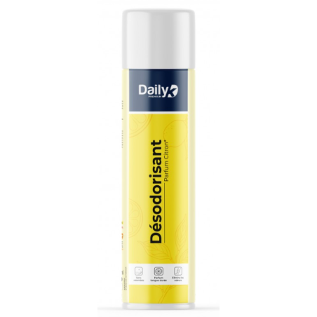 Désodorisant d'ambiance - Sans retombée - Parfum Citron -  Aérosol 750ml