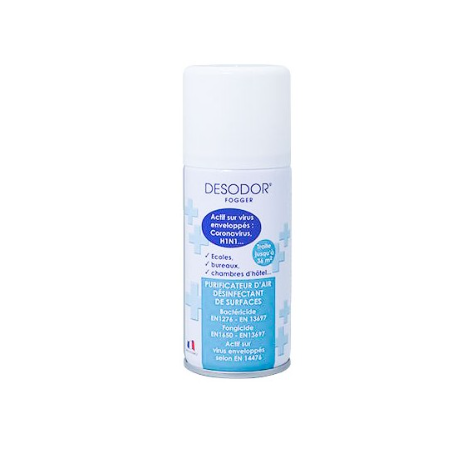 Purificateur d'air unidose - Bactéricide fongicide virucide menthe - Aérosol 150ml