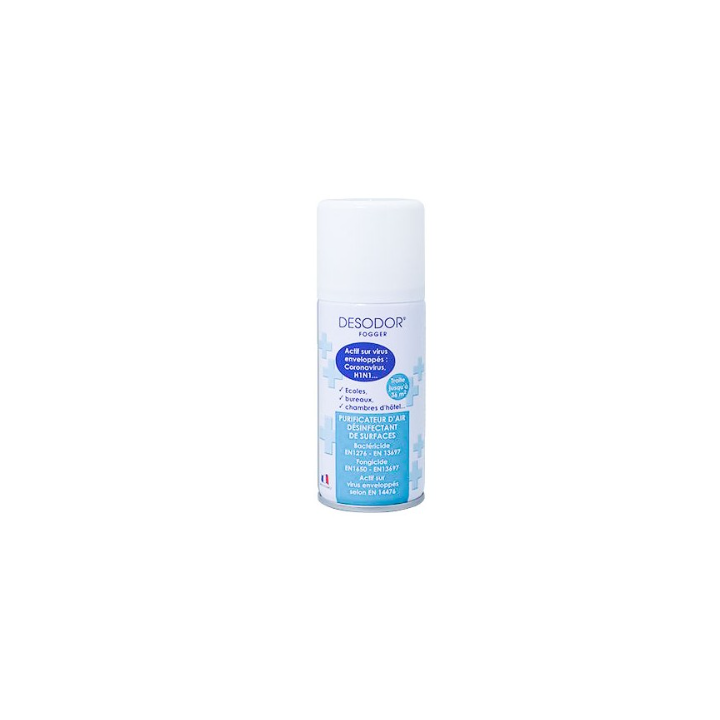 Purificateur d'air unidose - Bactéricide fongicide virucide menthe - Aérosol 150ml