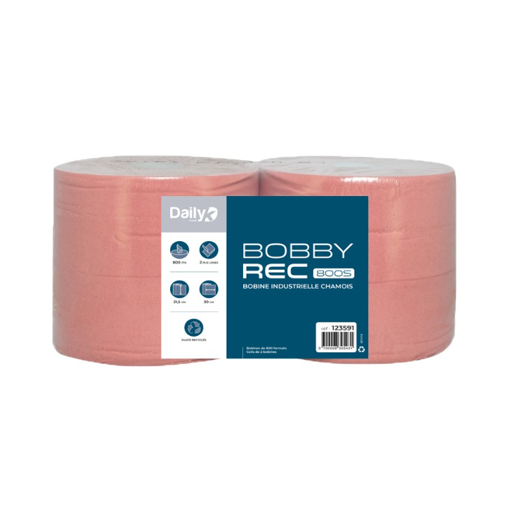 Bobbyrec chamois 800S - Lot de 2 rouleaux