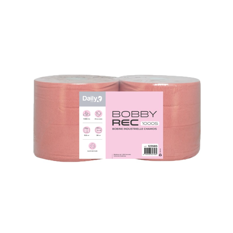 Bobbyrec chamois 1000S - Lot de 2 rouleaux