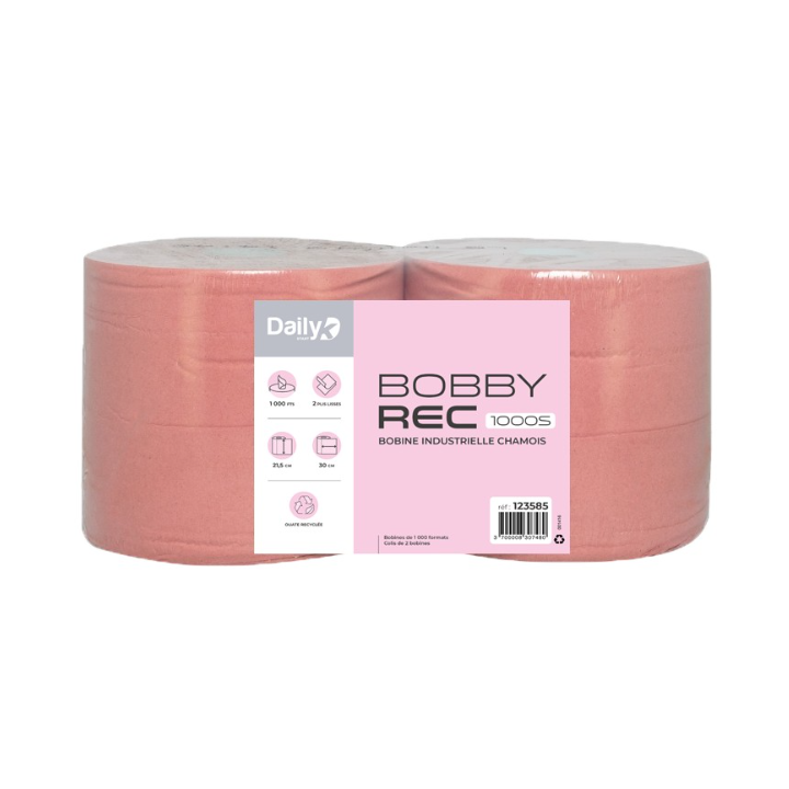 Bobbyrec chamois 1000S - Lot de 2 rouleaux