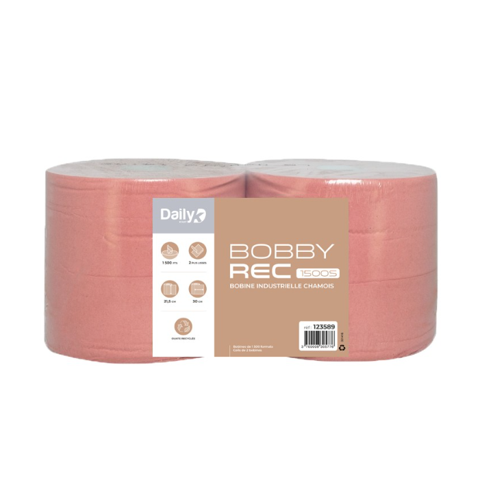 Bobbyrec chamois 1500S - Lot de 2 rouleaux