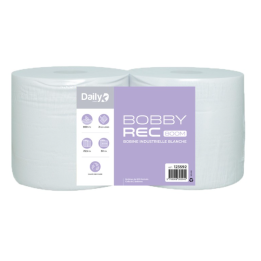 Bobbyrec blanc 800M - Lot de 2 rouleaux