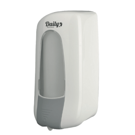 Distributeur manuel Blanc Dailyk - pour recharge 1L