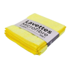 Lavette microfibre multi-usage jaune - 38 X 38cm - Sachet de 5
