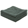 Lavette microfibre noir - 38 X 38cm - Sachet de 5