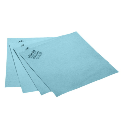 PVA Micro - Lavette microfibre technique bleu - 38 X 35cm - Sachet de 5